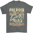 BMX Pro-Rider 1977 Cycling Bike Bicycle Mens T-Shirt Cotton Gildan Charcoal