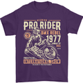 BMX Pro-Rider 1977 Cycling Bike Bicycle Mens T-Shirt Cotton Gildan Purple