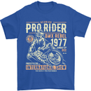 BMX Pro-Rider 1977 Cycling Bike Bicycle Mens T-Shirt Cotton Gildan Royal Blue