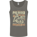 BMX Pro-Rider 1977 Cycling Bike Bicycle Mens Vest Tank Top Charcoal