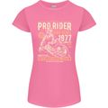 BMX Pro-Rider 1977 Cycling Bike Bicycle Womens Petite Cut T-Shirt Azalea