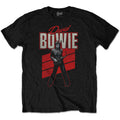 David bowie red sax mens black music t-shirt icon tee