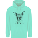 Baby Kangaroo Sketch Ecology Environment Childrens Kids Hoodie Peppermint