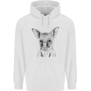 Baby Kangaroo Sketch Ecology Environment Childrens Kids Hoodie White