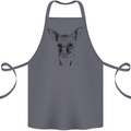 Baby Kangaroo Sketch Ecology Environment Cotton Apron 100% Organic Steel