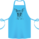 Baby Kangaroo Sketch Ecology Environment Cotton Apron 100% Organic Turquoise