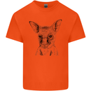 Baby Kangaroo Sketch Ecology Environment Kids T-Shirt Childrens Orange