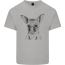 Baby Kangaroo Sketch Ecology Environment Mens Cotton T-Shirt Tee Top Sports Grey