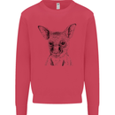Baby Kangaroo Sketch Ecology Environment Mens Sweatshirt Jumper Heliconia