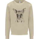 Baby Kangaroo Sketch Ecology Environment Mens Sweatshirt Jumper Sand