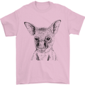 Baby Kangaroo Sketch Ecology Environment Mens T-Shirt Cotton Gildan Light Pink