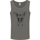 Baby Kangaroo Sketch Ecology Environment Mens Vest Tank Top Charcoal