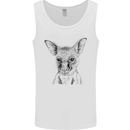 Baby Kangaroo Sketch Ecology Environment Mens Vest Tank Top White