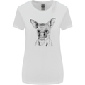 Baby Kangaroo Sketch Ecology Environment Womens Wider Cut T-Shirt White
