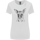 Baby Kangaroo Sketch Ecology Environment Womens Wider Cut T-Shirt White