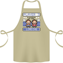Baby Pregnancy Expecting Dad Mum to Be Cotton Apron 100% Organic Khaki