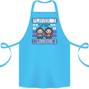 Baby Pregnancy Expecting Dad Mum to Be Cotton Apron 100% Organic Turquoise