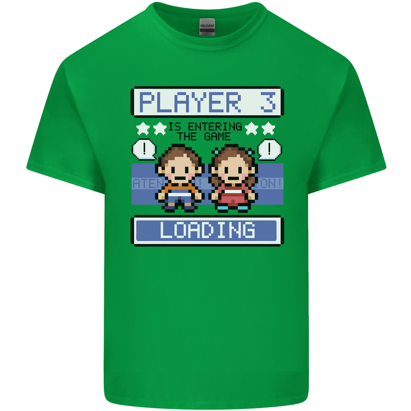 Baby Pregnancy Expecting Dad Mum to Be Kids T-Shirt Childrens Irish Green