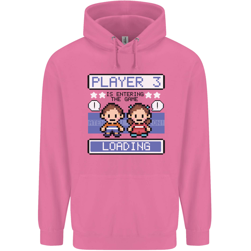 Baby Pregnancy Expecting Dad Mum to Be Mens 80% Cotton Hoodie Azelea
