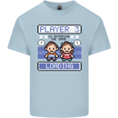 Baby Pregnancy Expecting Dad Mum to Be Mens Cotton T-Shirt Tee Top Light Blue