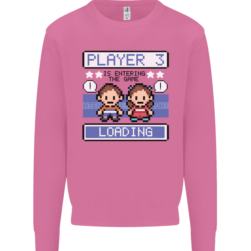 Baby Pregnancy Expecting Dad Mum to Be Mens Sweatshirt Jumper Azalea