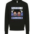 Baby Pregnancy Expecting Dad Mum to Be Mens Sweatshirt Jumper Black