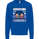 Baby Pregnancy Expecting Dad Mum to Be Mens Sweatshirt Jumper Royal Blue