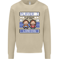Baby Pregnancy Expecting Dad Mum to Be Mens Sweatshirt Jumper Sand