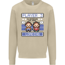 Baby Pregnancy Expecting Dad Mum to Be Mens Sweatshirt Jumper Sand