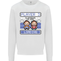 Baby Pregnancy Expecting Dad Mum to Be Mens Sweatshirt Jumper White