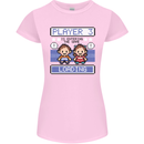 Baby Pregnancy Expecting Dad Mum to Be Womens Petite Cut T-Shirt Light Pink