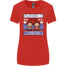 Baby Pregnancy Expecting Dad Mum to Be Womens Wider Cut T-Shirt Red