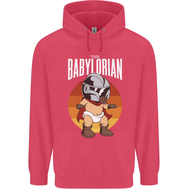 Babylorian Funny Baby Infant Toddler Parody Childrens Kids Hoodie Heliconia