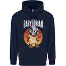 Babylorian Funny Baby Infant Toddler Parody Childrens Kids Hoodie Navy Blue