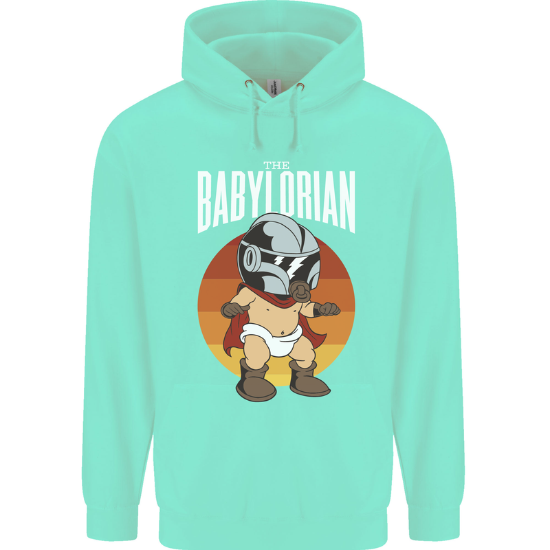 Babylorian Funny Baby Infant Toddler Parody Childrens Kids Hoodie Peppermint