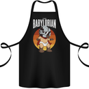Babylorian Funny Baby Infant Toddler Parody Cotton Apron 100% Organic Black