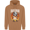 Babylorian Funny Baby Infant Toddler Parody Mens 80% Cotton Hoodie Caramel Latte