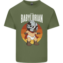 Babylorian Funny Baby Infant Toddler Parody Mens Cotton T-Shirt Tee Top Military Green