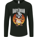 Babylorian Funny Baby Infant Toddler Parody Mens Long Sleeve T-Shirt Black