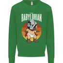 Babylorian Funny Baby Infant Toddler Parody Mens Sweatshirt Jumper Irish Green