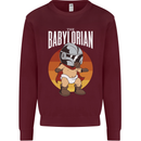 Babylorian Funny Baby Infant Toddler Parody Mens Sweatshirt Jumper Maroon