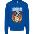 Babylorian Funny Baby Infant Toddler Parody Mens Sweatshirt Jumper Royal Blue