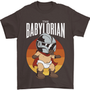 Babylorian Funny Baby Infant Toddler Parody Mens T-Shirt 100% Cotton Dark Chocolate