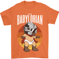 Babylorian Funny Baby Infant Toddler Parody Mens T-Shirt 100% Cotton Orange