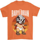 Babylorian Funny Baby Infant Toddler Parody Mens T-Shirt 100% Cotton Orange