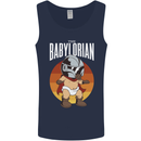 Babylorian Funny Baby Infant Toddler Parody Mens Vest Tank Top Navy Blue