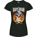 Babylorian Funny Baby Infant Toddler Parody Womens Petite Cut T-Shirt Black