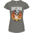 Babylorian Funny Baby Infant Toddler Parody Womens Petite Cut T-Shirt Charcoal