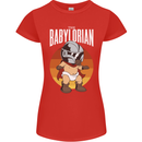 Babylorian Funny Baby Infant Toddler Parody Womens Petite Cut T-Shirt Red