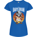 Babylorian Funny Baby Infant Toddler Parody Womens Petite Cut T-Shirt Royal Blue